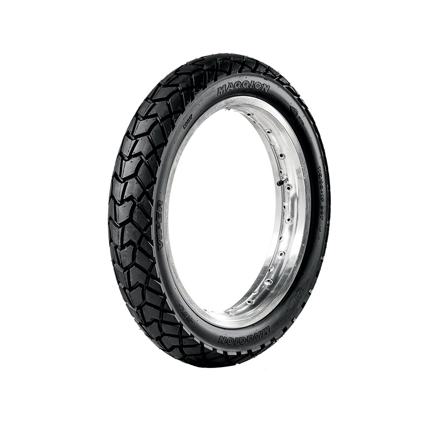 Pneu p/ moto aro 17 * 110/90-17 - tras. nxr125/150/160 bros (viper) c/câm.